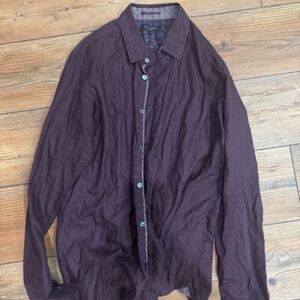 Ted Baker Long Sleeve Button Up Shirt - Size 4